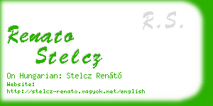 renato stelcz business card