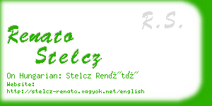 renato stelcz business card